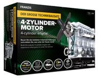 Produktbild: FRANZIS 67175 - Der gro&szlig;e Technikbausatz 4-Zylinder-Motor - Facelift 2026
