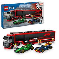 Produktbild: LEGO City F1 Transporter mit RB20 & AMR24 F1 Rennautos - Spielset 60445
