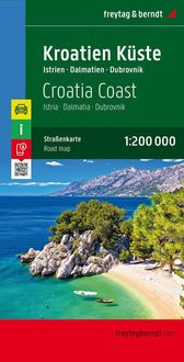 Bild vom Artikel Kroatien Küste, Istrien - Dalmatien - Dubrovnik 1 : 200 000 Autokarte vom Autor Freytag-Berndt und Artaria KG