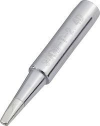 Produktbild: TOOLCRAFT L&ouml;tspitze Mei&szlig;elform Spitzen-Gr&ouml;&szlig;e 2.4mm Spitzen-L&auml;nge 17mm Inhalt 1St.