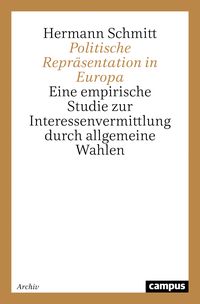 Produktbild: Politische Repr&auml;sentation in Europa