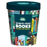 Produktbild: 50 Must-Read Books Bucket List Jigsaw Puzzle V2