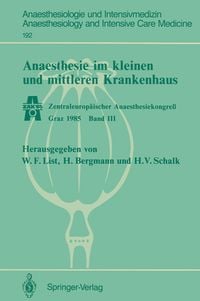 Produktbild: Anaesthesie im kleinen und mittleren Krankenhaus