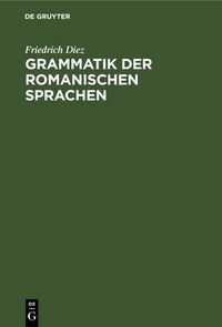 Produktbild: Grammatik der Romanischen Sprachen
