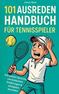 Produktbild: 101 Ausreden Handbuch f&uuml;r Tennisspieler: Die besten Spr&uuml;che, verr&uuml;cktesten Erkl&auml;rungen & witzigsten Ausreden vom Court | Das Geschenkbuch f&uuml;rs Tennis