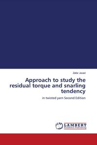 Produktbild: Approach to study the residual torque and snarling tendency