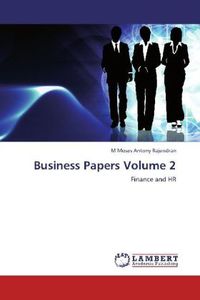 Produktbild: Rajendran, M: Business Papers Volume 2