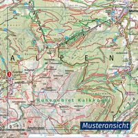 KOMPASS Wanderkarte 15 Tennengebirge, Hochkönig, Hallein, Bischofshofen 1:50.000