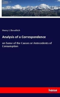 Produktbild: Analysis of a Correspondence