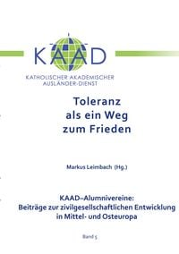 Produktbild: Toleranz als ein Weg zum Frieden