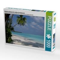 Produktbild: CALVENDO Puzzle Malediven-Strand mit wei&szlig;em Korallensand 1000 Teile Puzzle quer | 1000 Teile Lege-Gr&ouml;&szlig;e 64 &times; 48 cm Foto-Puzzle f&uuml;r gl&uuml;ckliche Stunden