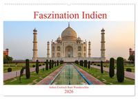 Produktbild: Faszination Indien (Wandkalender 2026 DIN A2 quer), CALVENDO Monatskalender
