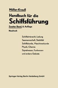 Produktbild: Handbuch f&uuml;r die Schiffsf&uuml;hrung