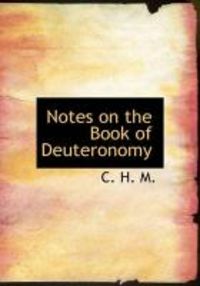 Produktbild: Notes on the Book of Deuteronomy