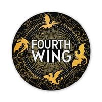 Produktbild: FOURTH WING - Ceramic Coasters "Flight of Dragons"