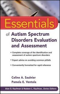 Produktbild: Saulnier, C: Essentials of Autism Spectrum Disorders Evaluat