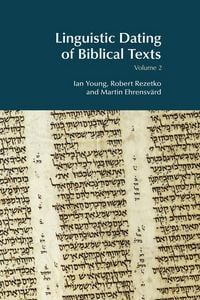 Produktbild: Linguistic Dating of Biblical Texts: Volume 2
