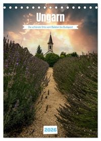 Produktbild: Die sch&ouml;nsten Orte vom Balaton nach Budapest (Tischkalender 2026 DIN A5 hoch), CALVENDO Monatskalender