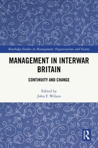 Produktbild: Management in Interwar Britain