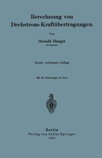 Produktbild: Berechnung von Drehstrom-Kraft&uuml;bertragungen