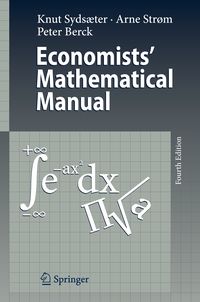 Produktbild: Economists' Mathematical Manual