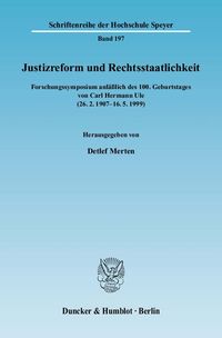 Bild vom Artikel Justizreform und Rechtsstaatlichkeit. vom Autor Detlef Merten