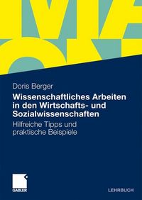 Produktbild: Wissenschaftliches Arbeiten in den Wirtschafts- und Sozialwissenschaften