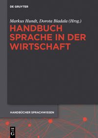 Produktbild: Handbuch Sprache in der Wirtschaft