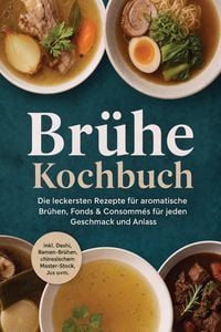 Produktbild: Br&uuml;he Kochbuch: Die leckersten Rezepte f&uuml;r aromatische Br&uuml;hen, Fonds & Consomm&eacute;s f&uuml;r jeden Geschmack und Anlass - inkl. Dashi, Ramen-Br&uuml;hen, chinesisc