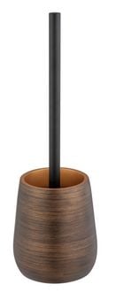 Produktbild: WC-Garnitur Mod. Palena Bronze, inkl. WC-B&uuml;rste, B&uuml;rstenkopf auswechselbar
