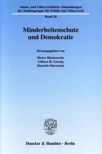 Produktbild: Minderheitenschutz und Demokratie.