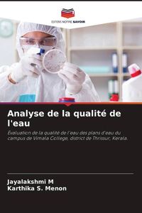 Produktbild: Analyse de la qualit&eacute; de l'eau
