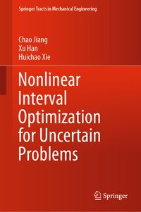 Produktbild: Nonlinear Interval Optimization for Uncertain Problems