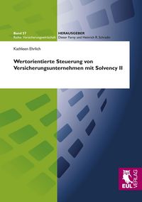 Produktbild: Wertorientierte Steuerung von Versicherungsunternehmen mit Solvency II