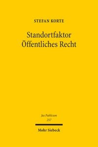 Produktbild: Standortfaktor &Ouml;ffentliches Recht