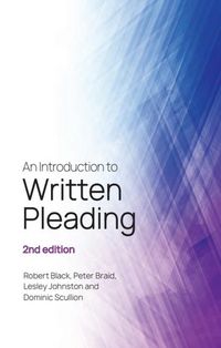 Produktbild: An Introduction to Written Pleading