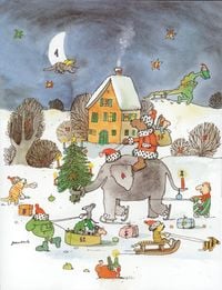 Produktbild: Janoschs Adventskalender "Elefant"