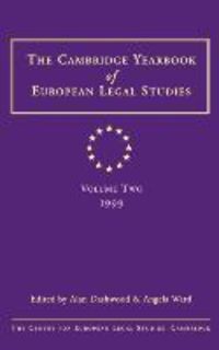 Produktbild: Cambridge Yearbook of European Legal Studies Volume 2, 1999