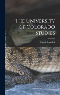 Produktbild: The University of Colorado Studies
