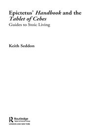 Produktbild: Epictetus' Handbook and the Tablet of Cebes