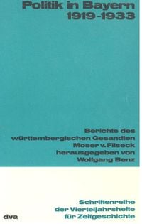 Produktbild: Politik in Bayern 1919-1933