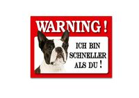 Produktbild: HTI-Living Blechschild Wachhund Franz&ouml;sische Bulldogge Blechschild Wachhund Franz&ouml;sische Bulldogge