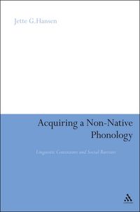 Produktbild: Acquiring a Non-Native Phonology