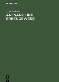 Produktbild: Anevang und Erbengewere