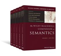 Produktbild: The Wiley Blackwell Companion to Semantics, 5 Volume Set