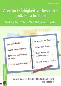 Produktbild: Ausdrucksf&auml;higkeit verbessern - pr&auml;zise schreiben