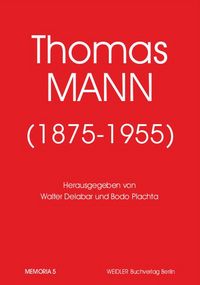 Produktbild: Thomas Mann (1875-1955)