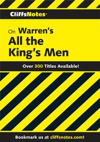 Produktbild: CliffsNotes on Warren's All the King's Men