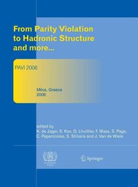 Produktbild: From Parity Violation to Hadronic Structure and more