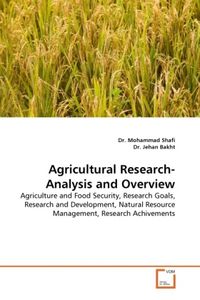 Produktbild: Shafi, D: Agricultural Research-Analysis and Overview